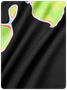 Edgy Black Graphic Hand painted Top T-Shirt