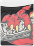 Y2k Black Graphic Bottom Shorts