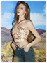 【Final Sale】Y2K Flower Totem Top Women Top
