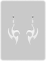 Punk Silver Accessory Earrings