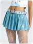 Edgy Blue Glitter Bottom Skirt