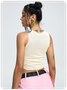 Y2k Pink Mesh Lips Top Tank Top & Cami