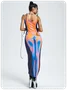 【Final Sale】Edgy Multicolor Body print Dress Midi Dress