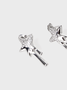Y2k Silver Accessory Earrings