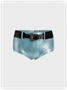 Edgy Blue Belt Bottom Shorts