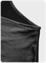 Edgy Silver Leather Dress Mini Dress