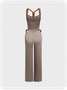Edgy Coffee Jumpsuit