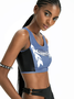 Street Blue Racing print Cyberpunk Top Tank Top & Cami