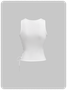 Activewear Street White Lace up Symmetrical design Top Tank Top & Cami