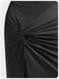 【Final Sale】Y2k Black Twist Side slit Dress Midi Dress
