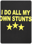Street Black Letter print Star Top T-Shirt