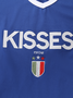 【Final Sale】Kisses Color block Top T-Shirt