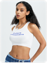 Y2K White Letter Cropped Top Tank Top & Cami Future Millionaire