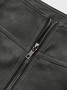 Punk Black Cross belt Metal Bottom Skirt