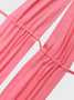 【Final Sale】Asymmetrical Cut Out Ruffles Halter Plain Sleeveless Short Dress