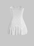 【Final Sale】Plain Regular Fit Y2K Strapless Dress