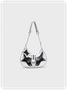 PU Color Block Shoulder Bag