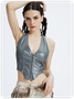 Halter Punk Tight Tank Top