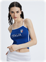 Italia Embroidery Top Tank Top & Cami