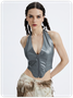 Halter Punk Tight Tank Top