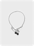 Metal Color Block Necklace