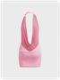 Halter Plain Sleeveless Short Dress