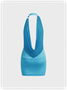 Halter Plain Sleeveless Short Dress