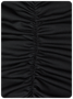 Split Strapless Plain Maxi Dress