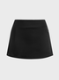 【Final Sale】Plain Short Skirt