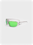 Frame Cat Eye Color Block Sunglasses