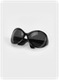 Plastic Oval Frame Plain Sunglasses