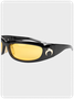 Plastic Sunglasses Color Block Glasses