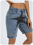 Street Blue Denim Bottom Shorts