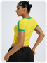 Brasil Color block Top T-Shirt