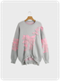 Knitted Hollow Out Long Sleeve Sweater