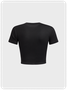 Street White Basic Top T-Shirt