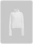 Knitted Turtleneck Plain Long Sleeve Sweater
