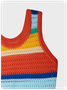 Crew Neck Striped Sleeveless Short Dress