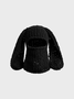 Knitted 3D Ear Plain Turban Hat