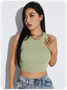 Every Body Basic Crew Neck Plain Tank Top
