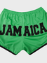 Jamaica Text Letters Shorts