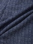 Cut Out Shawl Collar Stripe Plain Long Sleeve Romper