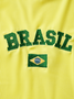 Brasil Crew Neck Text Letters Tank Top