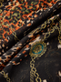 Strapless Leopard Sleeveless Midi Dress