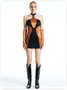 【Final Sale】Orange Dress Mini Dress