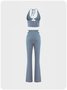 【Clearance Sale】Vacation Blue Two-Piece Set
