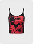 【Final Sale】Black&Red Top Tank Top & Cami