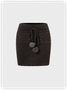 Y2K Brown Sherpa Lace Up Bottom Skirt