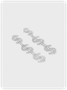 Y2K Silver Accessory Earrings