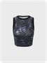 Street Blue Mesh Cyberpunk Top Tank Top & Cami